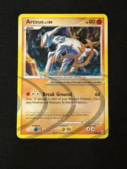 Pokemon TCG Arceus AR8/99 Holo Rare Platinum Arceus LP - Image 1