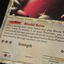 2010 Pokemon HeartGold SoulSilver Chansey Prime 106/113 Holo Rare HP-DMG - Image 4