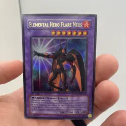 Yugioh! Elemental Hero Flare Neos POTD-EN032 Ultra Rare 1st Edition - Image 1