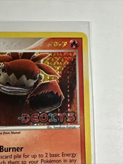 Pokemon EX Deoxys Camerupt 4/107 Reverse Rare Holo Stamped - HP - Image 4