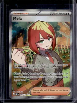 2025 Pokemon Prismatic Evolutions Mela Ultra Rare #140/131 - Image 1