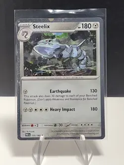 Pokemon TCG Paradox Rift - Steelix 125/182 Cosmos Holo Promo - Image 1