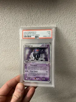 2004 POKEMON EX GENGAR EX-HOLO FIRE RED & LEAF GREEN #108 PSA EX 5 Grade - Image 1