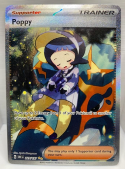 Pokemon TCG Poppy 227/197 Obsidian Flames Holo SIR NM/M - Image 1
