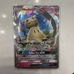 Pokemon TCG Mimikyu GX 149/214 Sun & Moon Lost Thunder Holo Ultra Rare - Image 4