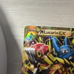 Pokemon M Lucario EX 113/111 XY Furious Fists Full Art Holo Secret Rare 2014 - Image 5