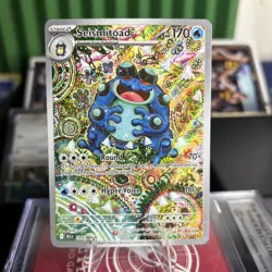 Pokemon TCG Seismitoad Illustration Rare Black Bolt 105/086 English NM - Image 1