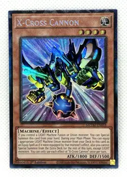 Yugioh X-Cross Cannon MZTM-EN018 Collector Rare 1st Ed NM - Image 1