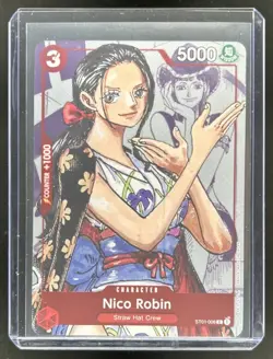 2022 One Piece Premium Card 25th Anniversary Nico Robin Promos #ST01-008 - Image 1