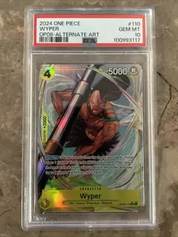 One Piece Wyper (Parallel) OP08-110 Two Legends PSA 10 Gem Mint Alternate Art - Image 1