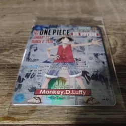 One Piece Monkey D. Luffy US College Basketball Card Illinois Sealed - Image 2