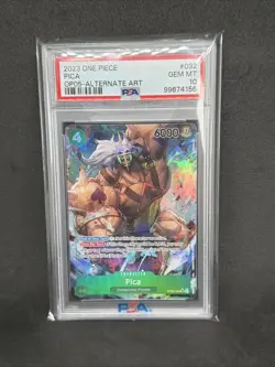2023 One Piece OP05: Pica ALTERNATE ART PSA 10 💎 - Image 2