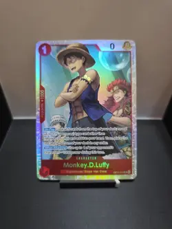 One Piece CCG Monkey.D.Luffy SR Op14-013 Super Rare English Near Mint - Image 1