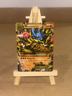 Mega Lucario EX 113/111 Pokemon Card XY Furious Fists Secret Rare NM - Image 1