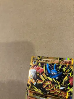 Mega Lucario EX 113/111 Pokemon Card XY Furious Fists Secret Rare NM - Image 3
