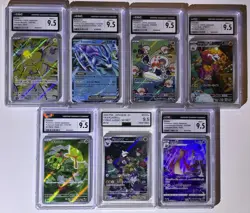 Rare Holo 7 Card Pokemon Lot All Graded CGC 9.5 - Image 1
