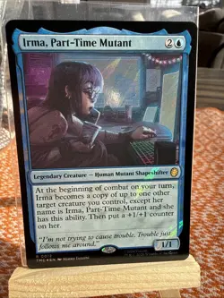 IRMA, PART-TIME MUTANT #12 Blue Rare | Magic The Gathering TMC Card MTG 0012 - Image 1