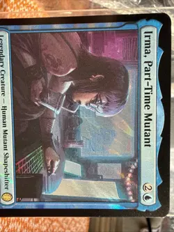 IRMA, PART-TIME MUTANT #12 Blue Rare | Magic The Gathering TMC Card MTG 0012 - Image 2