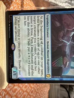 IRMA, PART-TIME MUTANT #12 Blue Rare | Magic The Gathering TMC Card MTG 0012 - Image 3