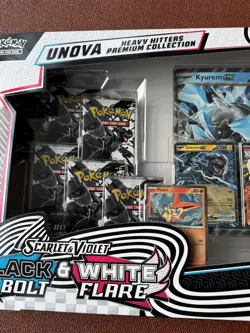 Pokemon TCG Unova Heavy Hitters Premium Black Bolt & White Flare Card Collection - Image 4