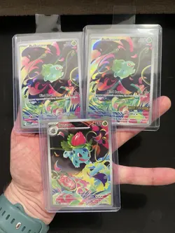 Pokemon Card Collection Lot Full Arts Stamped Mega Evolutions Bulbasaur 133/132 - Image 1
