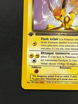 Voltali Obscur (Dark Jolteon) 38/82 - Team Rocket FRENCH Vintage Pokemon Card LP - Image 2