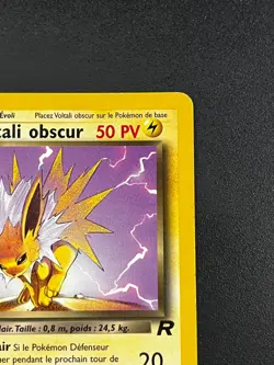 Voltali Obscur (Dark Jolteon) 38/82 - Team Rocket FRENCH Vintage Pokemon Card LP - Image 4