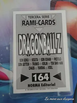 Carte Rami Tercera 164 Dragon Ball Z card set plastified Norma Gotenks ss3 ssj3 - Image 2