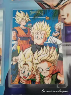 Carte Rami Tercera 105 Dragon Ball Z card plastified Norma Goku Gohan Trunks - Image 1