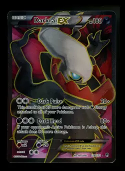Darkrai EX 118/122 XY Breakpoint 2016 Full Art Holo Rare Pokemon Card TCG - Image 1