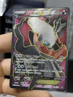 Darkrai EX 118/122 XY Breakpoint 2016 Full Art Holo Rare Pokemon Card TCG - Image 4
