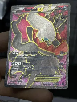 Darkrai EX 118/122 XY Breakpoint 2016 Full Art Holo Rare Pokemon Card TCG - Image 5