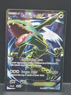 Pokemon TCG Rayquaza EX Full Art Ultra Rare Card Roaring Skies 104/108 - Image 1