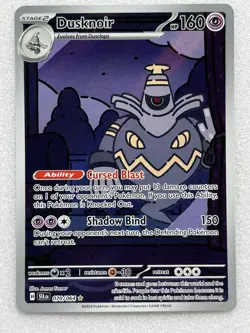 Pokemon Dusknoir 070/064 Scarlet & Violet: Rare Ability Card English 2024 - Image 1