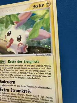 Pokemon TCG Plusle 8/97 Dragon Holo Rare Ex Vintage Card GERMAN - Image 3