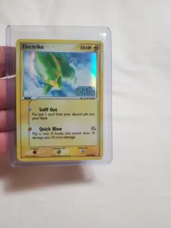 LP Pokemon TCG Card Crystal Guardians Electrike 52/100 Reverse Holo Stamped - Image 1