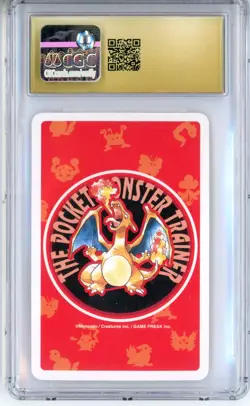 CGC Pristine 10 1996 Pokemon Red Set Nintendo Playing Card Blastoise 4 of Hearts - Image 2