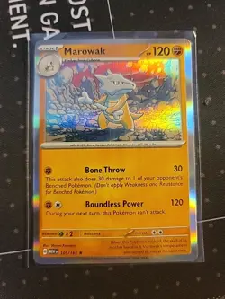 Marowak Rare Holo Fighting 2023 Scarlet & Violet 151 Pokemon TCG Card 105/165 - Image 1