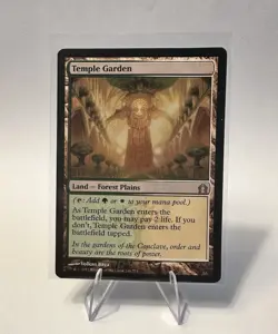 Temple Garden Land Card Magic: The Gathering Return to Ravnica - Image 1