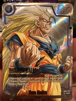 Dragon Ball Card Fusion World Manga Booster SB02-023 Son Goku SR* NM Alt Art - Image 1