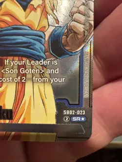 Dragon Ball Card Fusion World Manga Booster SB02-023 Son Goku SR* NM Alt Art - Image 5
