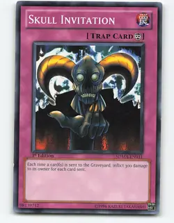 Skull Invitation #SDMA-EN031 1st Edition Yugioh Card - Image 1