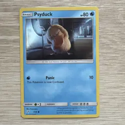 Psyduck 7/18 - Detective Pikachu HOLO Pokemon Card - Image 1