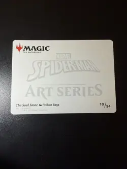 The Soul Stone Art Card (Gold-Stamped Signature) Art Series: Marvel's Spider-Man - Image 2