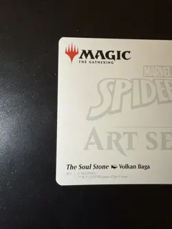The Soul Stone Art Card (Gold-Stamped Signature) Art Series: Marvel's Spider-Man - Image 3