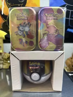 Pokemon Ultraball Tin 3-Pack Trading Card Game New Sealed 151 - Image 1