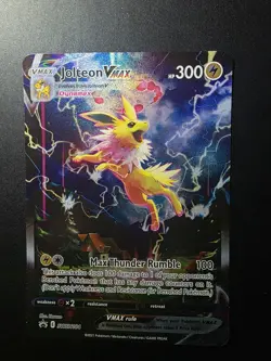Pokemon TCG Jolteon VMAX SWSH184 JUMBO Promo Card – Special Collection NM - Image 1