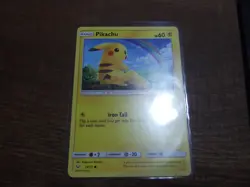 Pokemon Cards Pikachu Non Holo 28/73 Sun & Moon Shining Legends NM 2017 - Image 1