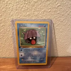 Pokemon Shellder Fossil Set Common 54/62 1999 Wizards 30 HP Water Card - Image 1