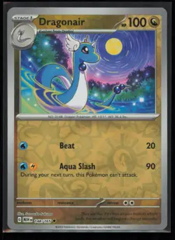 Dragonair 148/165 Pokemon 151 Uncommon Near Mint Reverse Holo Card - Image 1